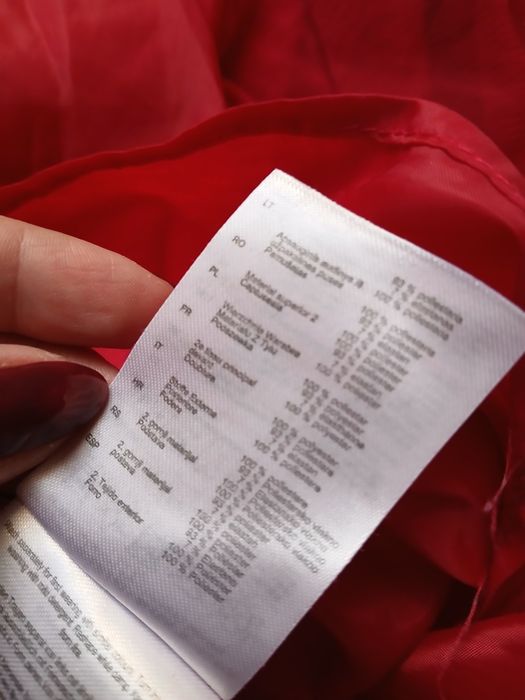 Dopodopo Sukienka Tiulowa Czerwona 110cm Jak Nowa