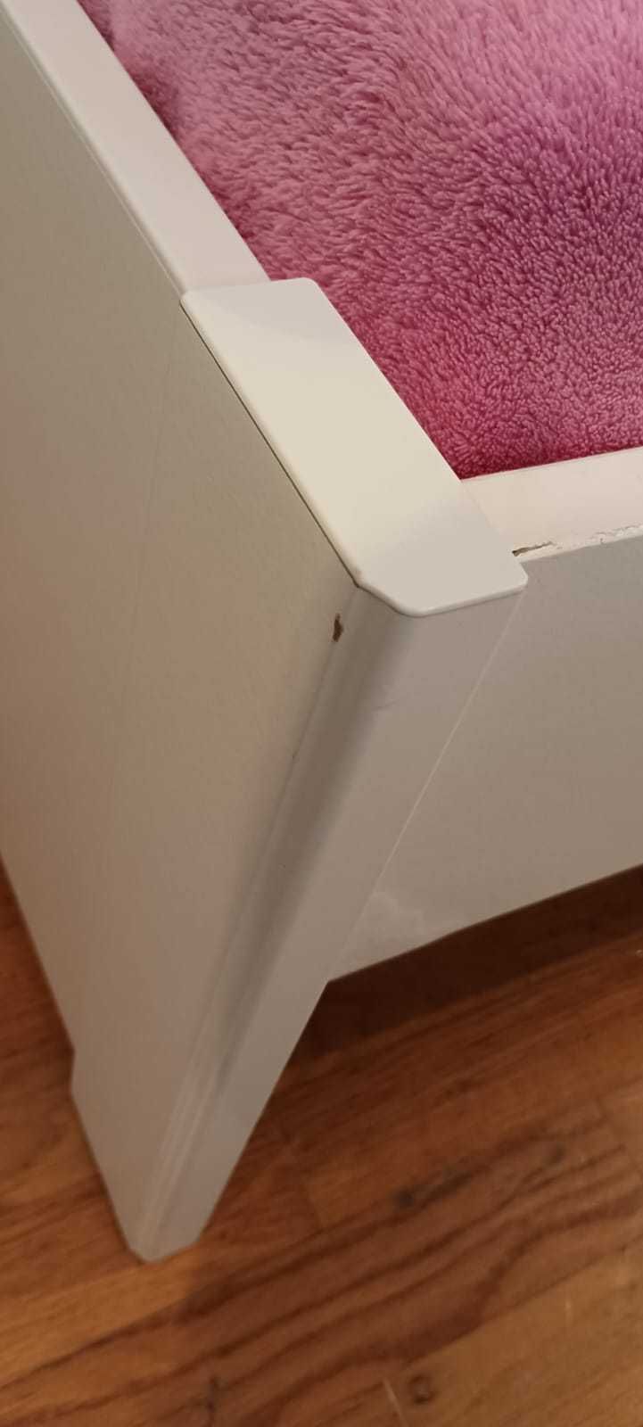Cama de casal + estrado + colchão (modelo Songesand IKEA)