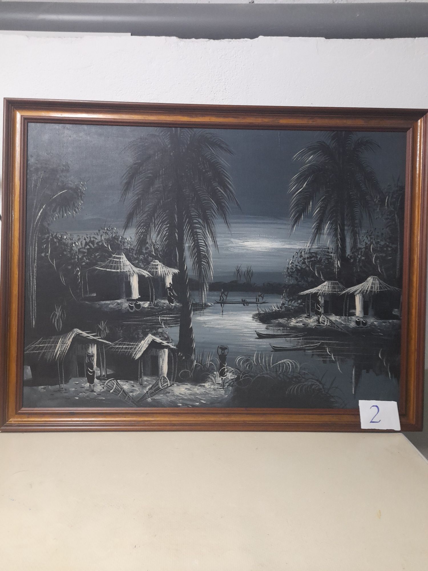 Quadros em tela pintados à mão