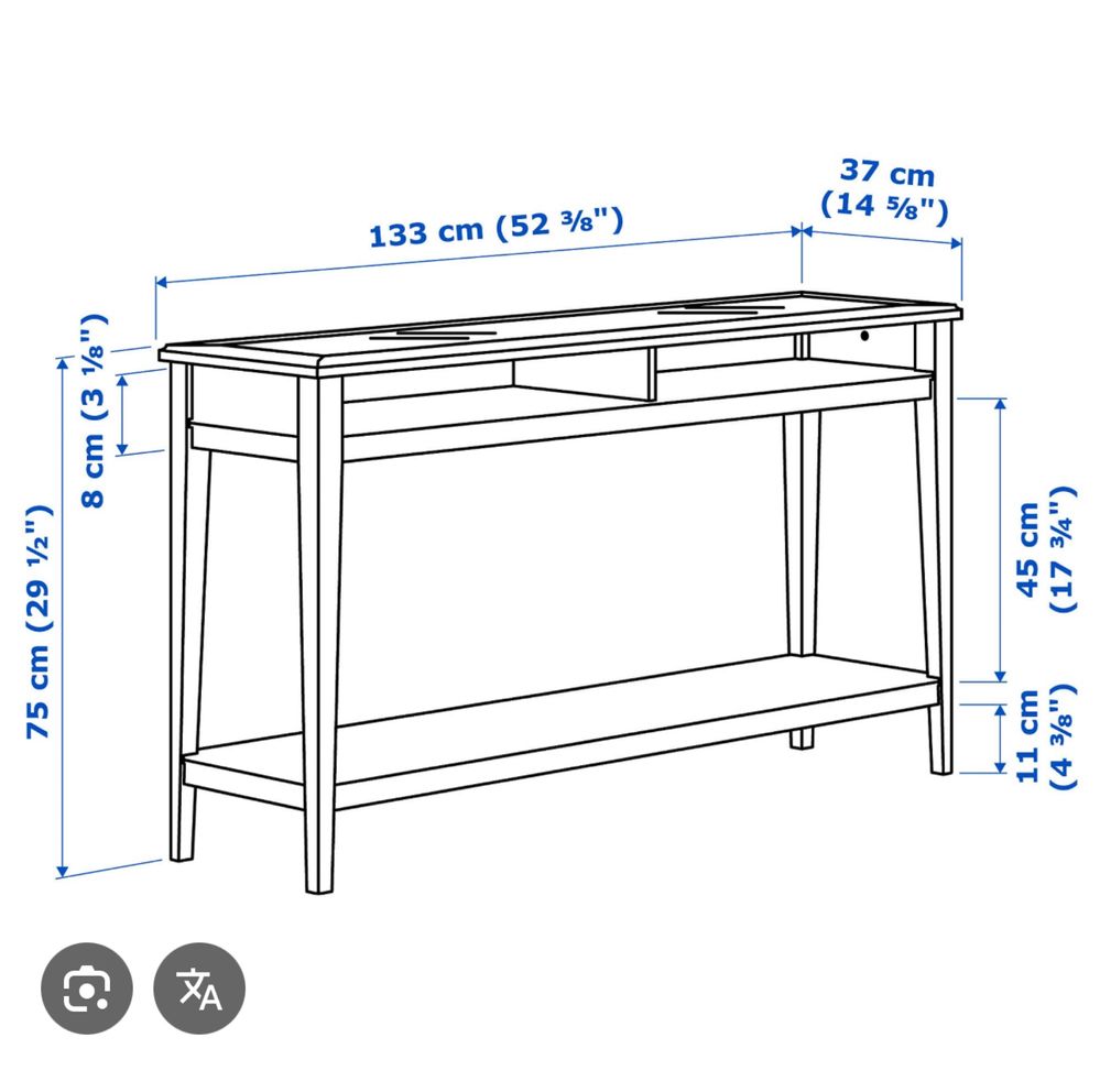 Konsola ikea liatorp