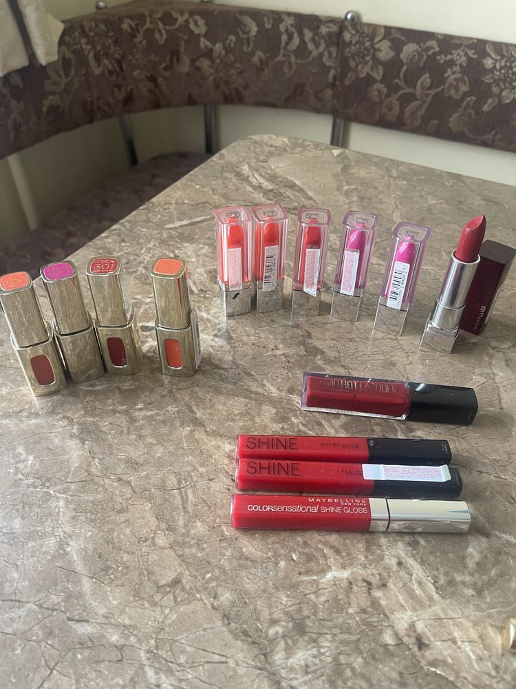 Помади,блиски L'Oréal, Maxfactor,note, Maybelline