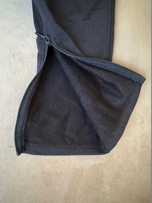 Męskie legginsy rowerowe, ocieplane, z szelkami Torpedo, r. L/XL.