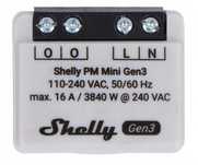 Shelly PM Mini Gen3 - inteligentny miernik zużycia energii 240V/16A