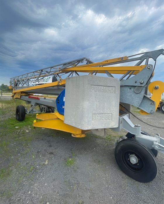 Dźwig ciesielki budowlany żuraw szybkiego montażu  Potain IGO 15