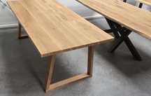 Stół dębowy loft industrial lite drewno dąb rustykalny skandynawski