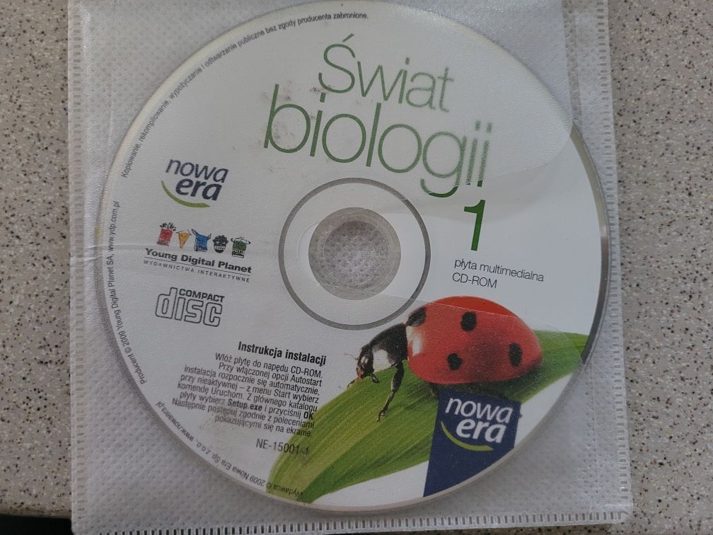 CD-ROM Nowa Era Świat Biologii 1 YDP 2009