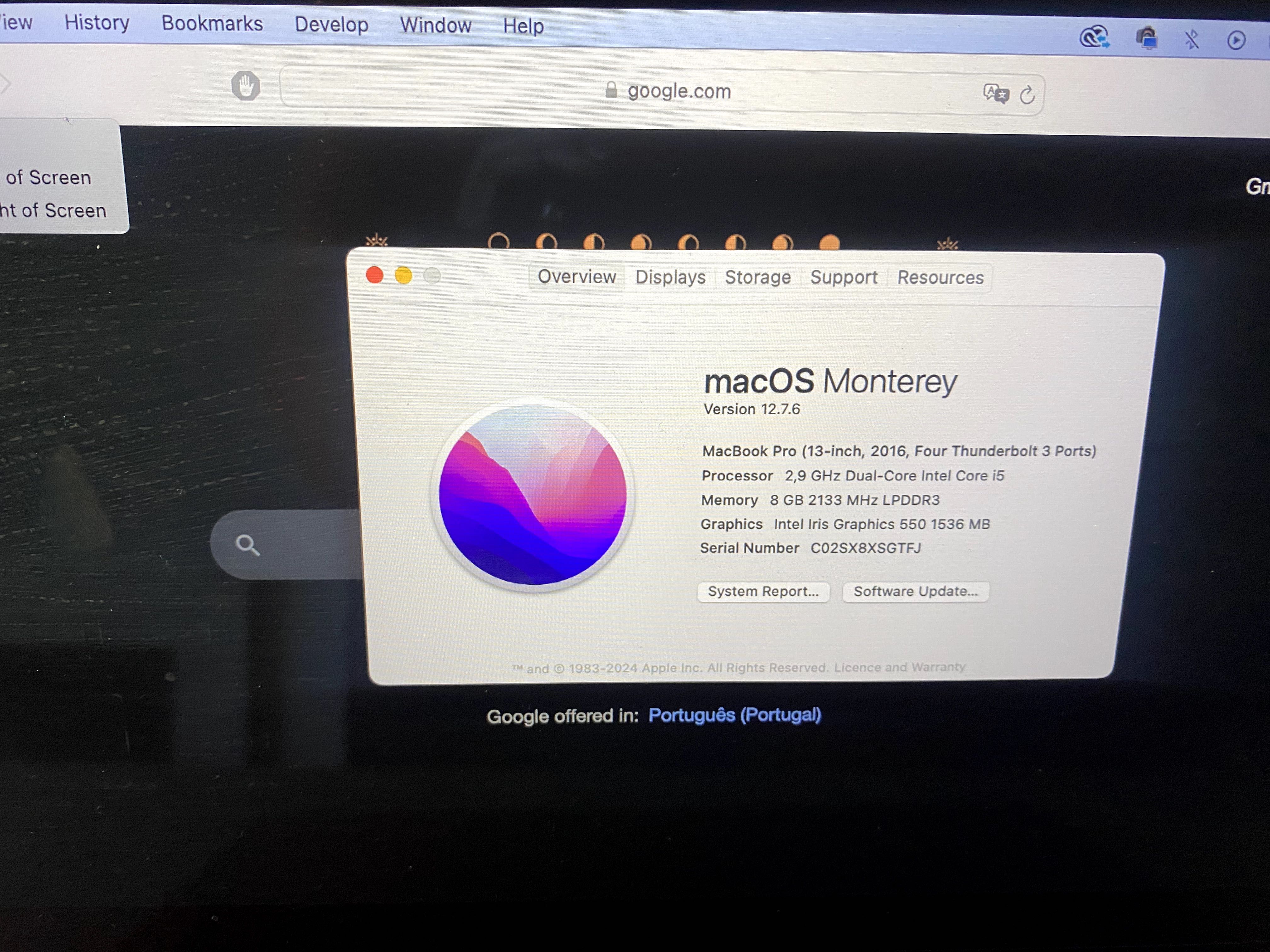 MacBook Pro 13-inch, 2016