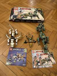 Lego ninjago zestaw  3 smoki 70734/70612