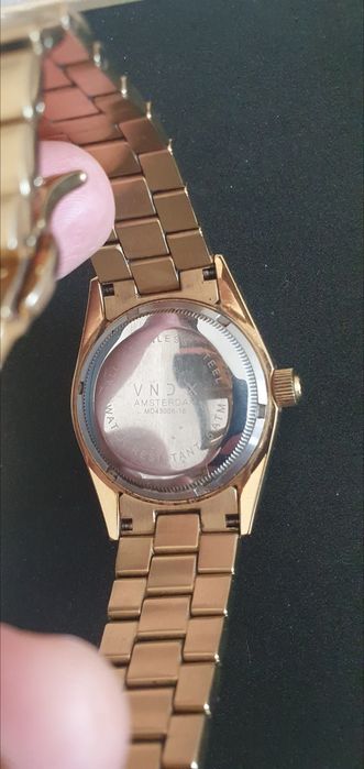 Relógio VNDX Dare Devil Medium Gold Black Amsterdam, Vendoux Paris