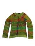 Vintage Y2K Patchwork Made in Nepal Hippie Zip Bluza Haft Kwiaty