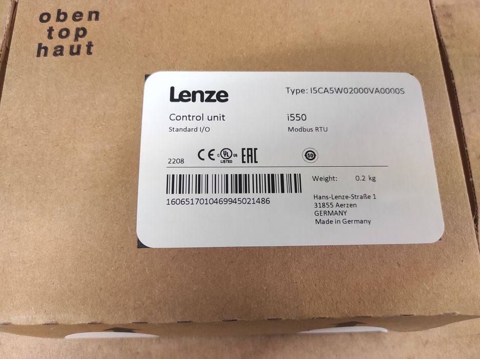 Falownik i modbus Lenze