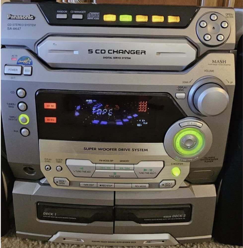Музыкальный центр Panasonic sa-ak47(Bluetooth)