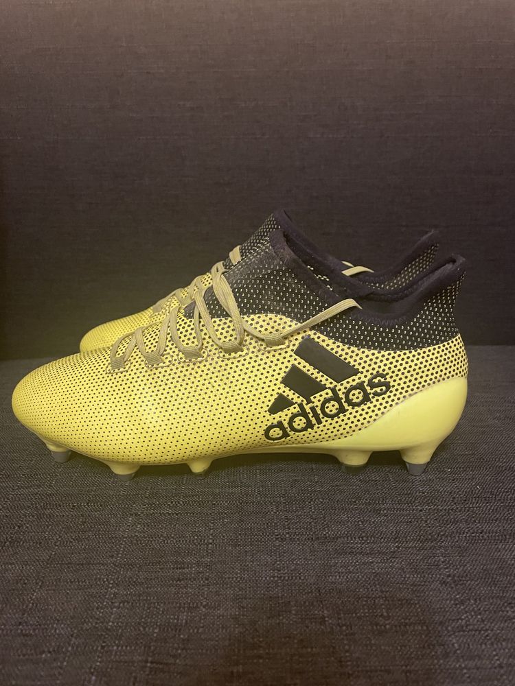 Buty piłkarskie korki X 17.1 Techfit SG Adidas