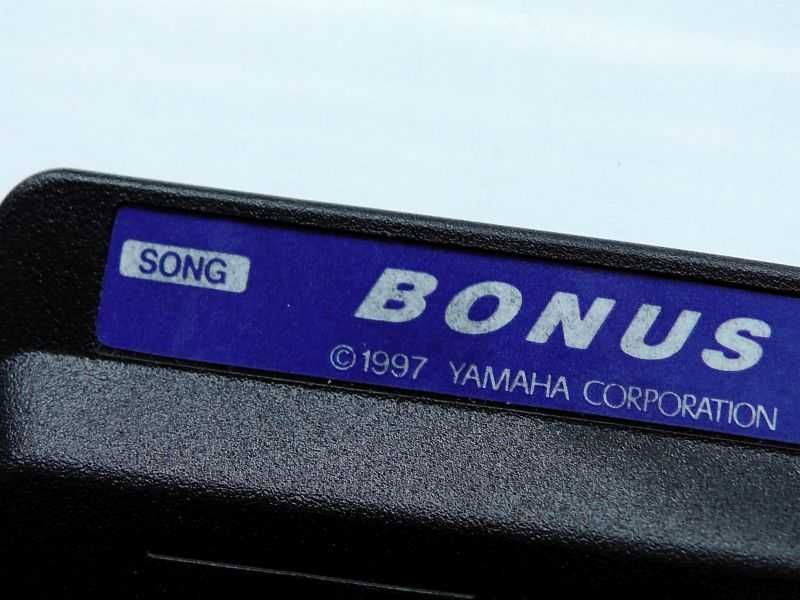 Kartridż muzyczny do Keyboardów YAMAHA z serii PSR Bonus Song