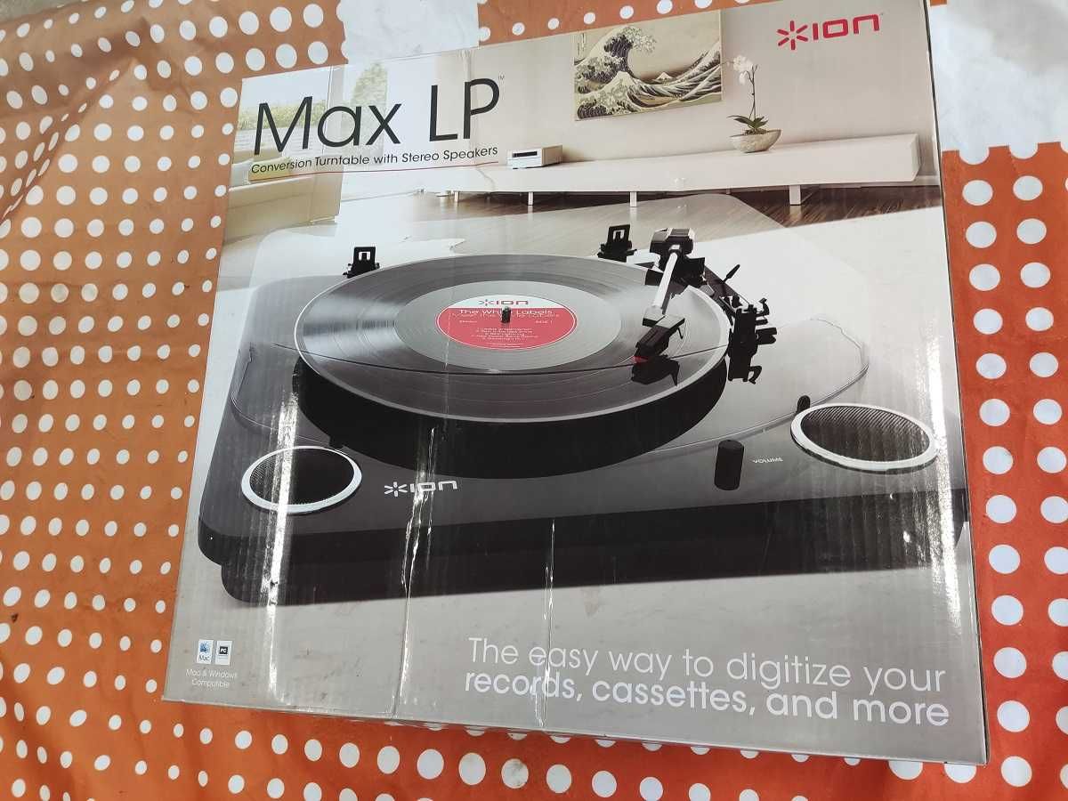 Gramofon ION MAX LP czarny