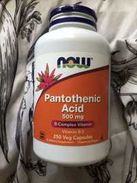 Now kwas pantotenowy pantothenic acid 500mg