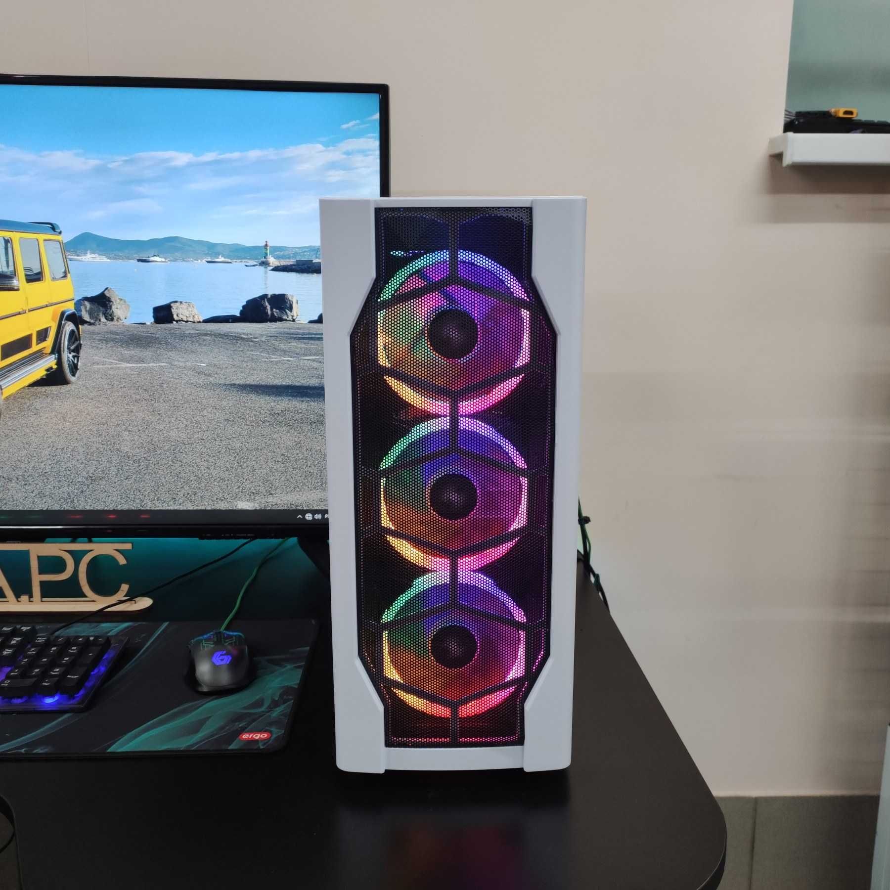Компютер Новый Ryzen 5 5500, 16GB DDR4, XFX 6700XT 12GB, SSD512GB NVMe
