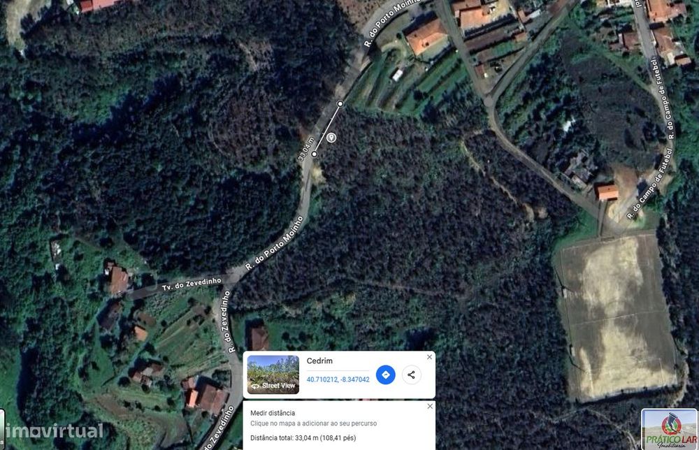 Terreno em Zevedinho, Cedrim com viabilidade de construção
