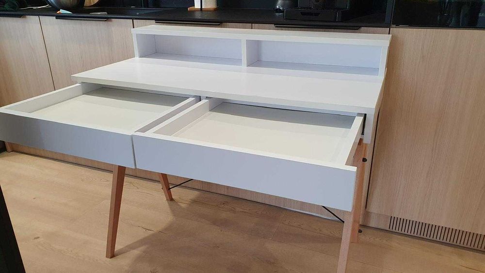 Biurko Minko Basic z nadstawką HORIZONTAL 100x50cm STAN IDEALNY