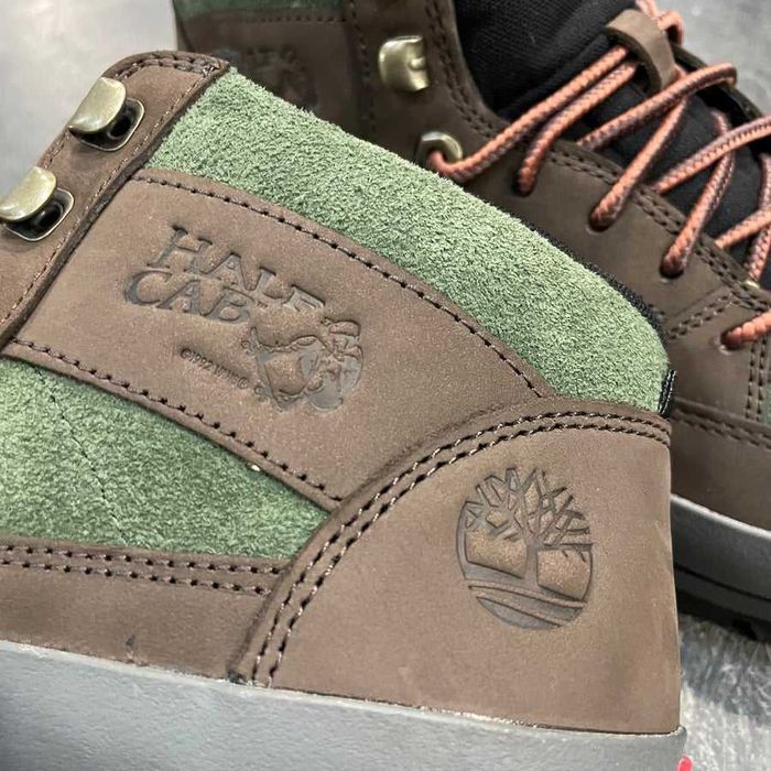 Vans x Timberland Half Cab Hiker Boots - Green/Brown