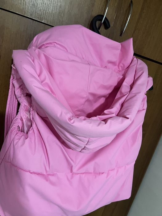 Жіноча рожева жилетка тепла