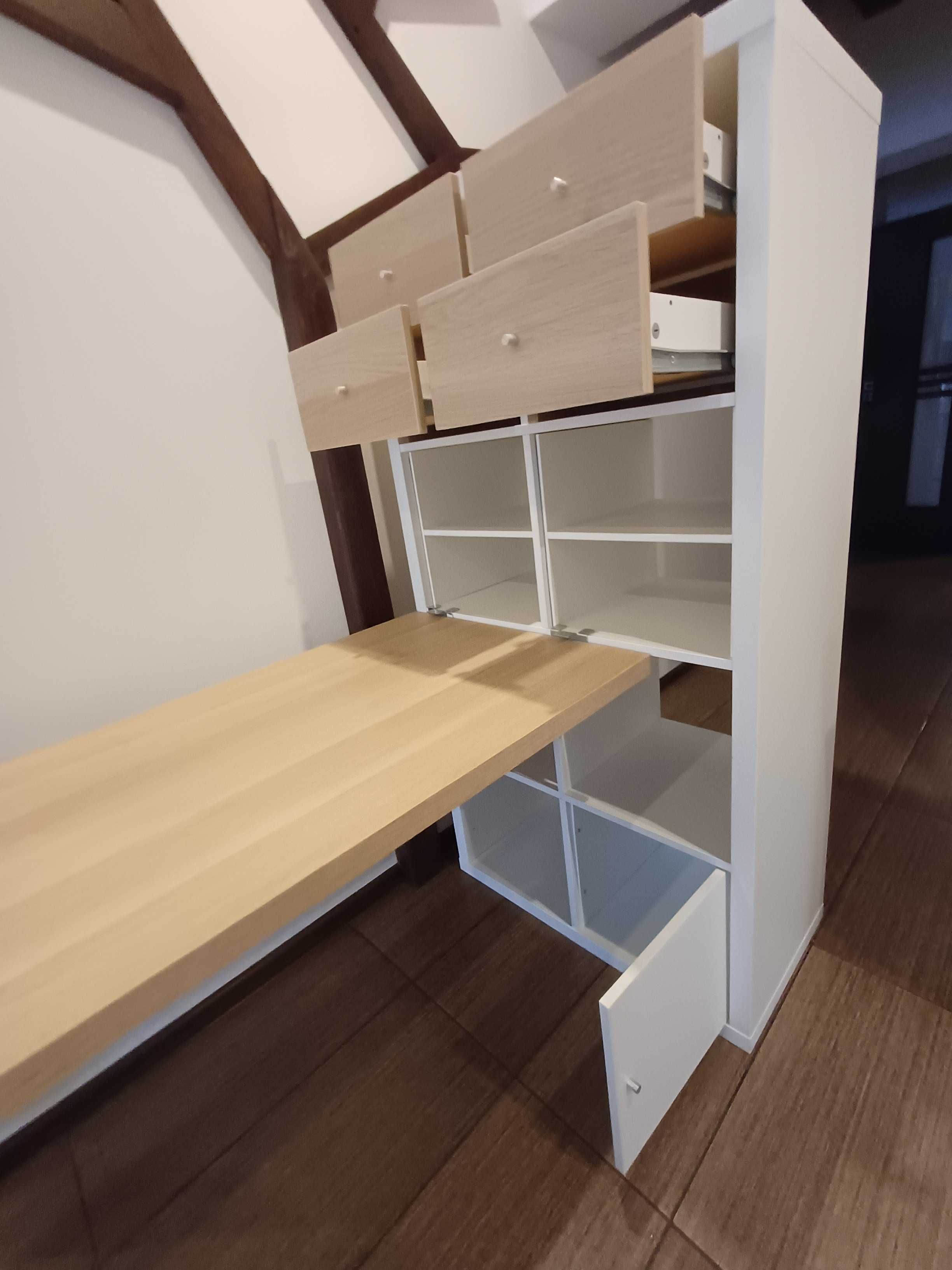 IKEA Biurko Regał KALLAX LAGKAPTEN organizer biuro