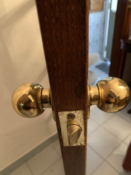 2 Portas de interior com 15 vidros