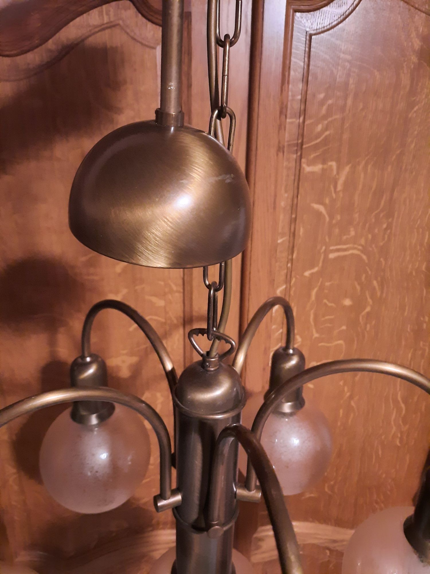 Komplet  Lampa żyrandol plus kinkiet z Niemiec