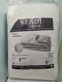Одеяло Vladi 200х220 силиконовое белое демисезонное