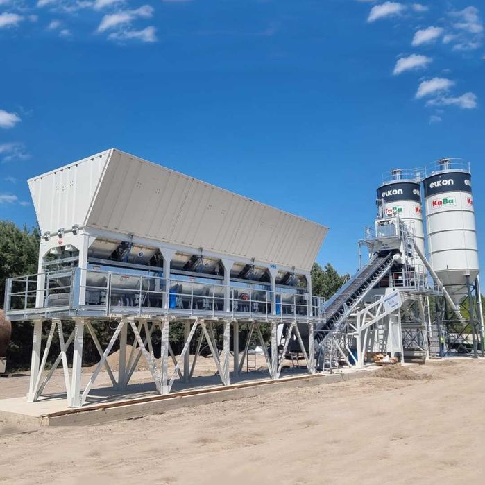 Szybko-przestawna betoniarnia ELKON Quick Master 120 (2,25 m³) z taśmą