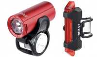 Zestaw lamp Prox Pictor Black set cree 350+10lm usb Red