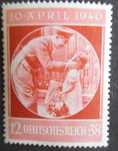 Selos Alemanha Nazi 1933/45-Icónico Hitler e criança selo algo difícil