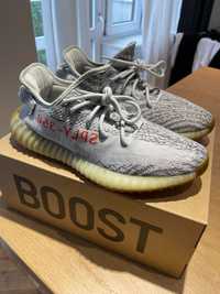 adidas yeezy boost 350 v2 blue tint 42 white grey