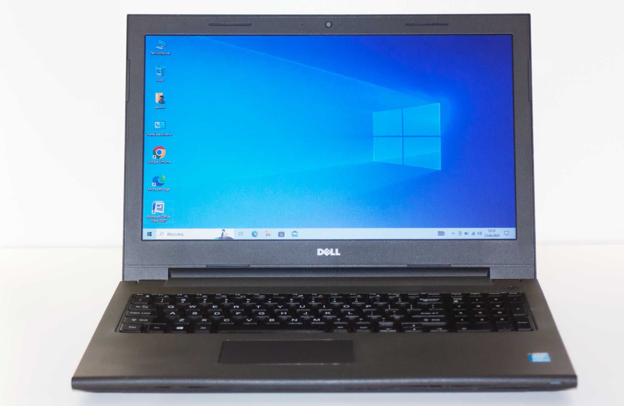 Laptop Dell 15,6" i3 8GB 250SSD Bat~4h Win10 Gw-6mc!