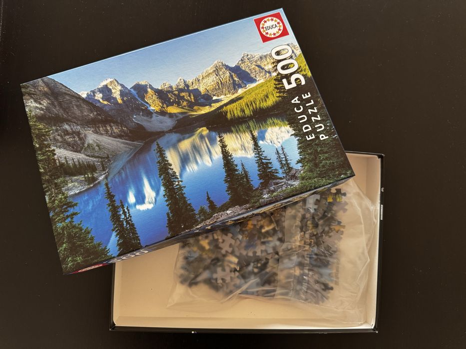 Puzzle educa 500 lago em alberta