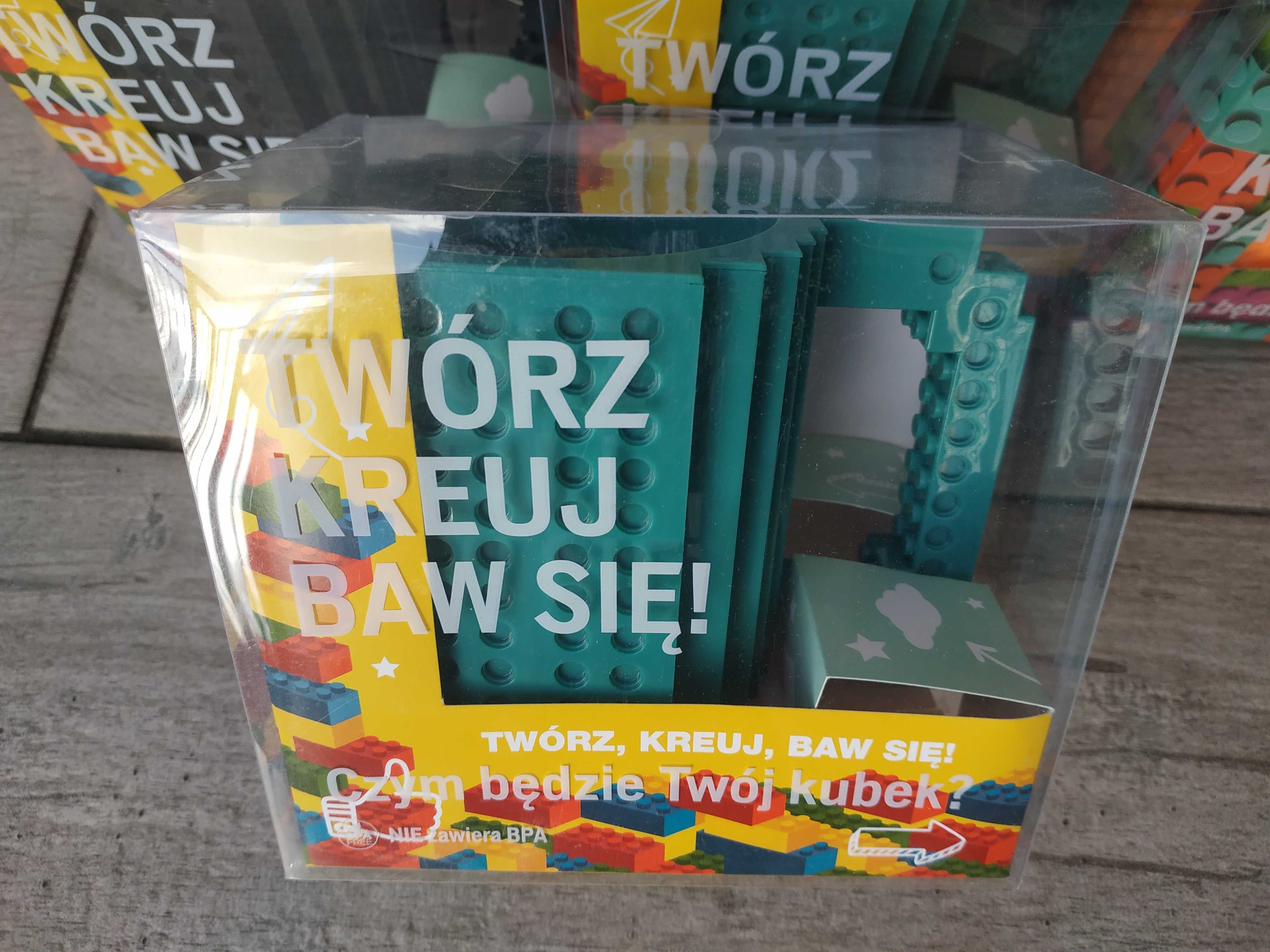 Kubek klockowy + klocki zestaw kreatywny LEGO - NOWY Warszawa Ursynów