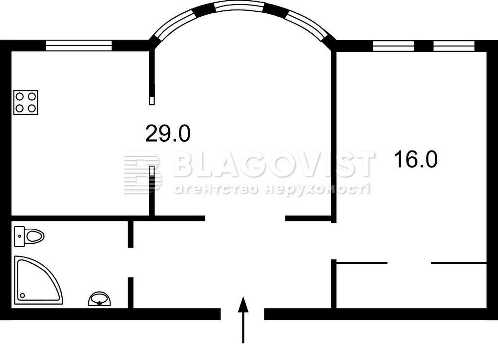 Оренда 2-кімн. Грушевського Михайла, 34/1. Липки. Арсенальна