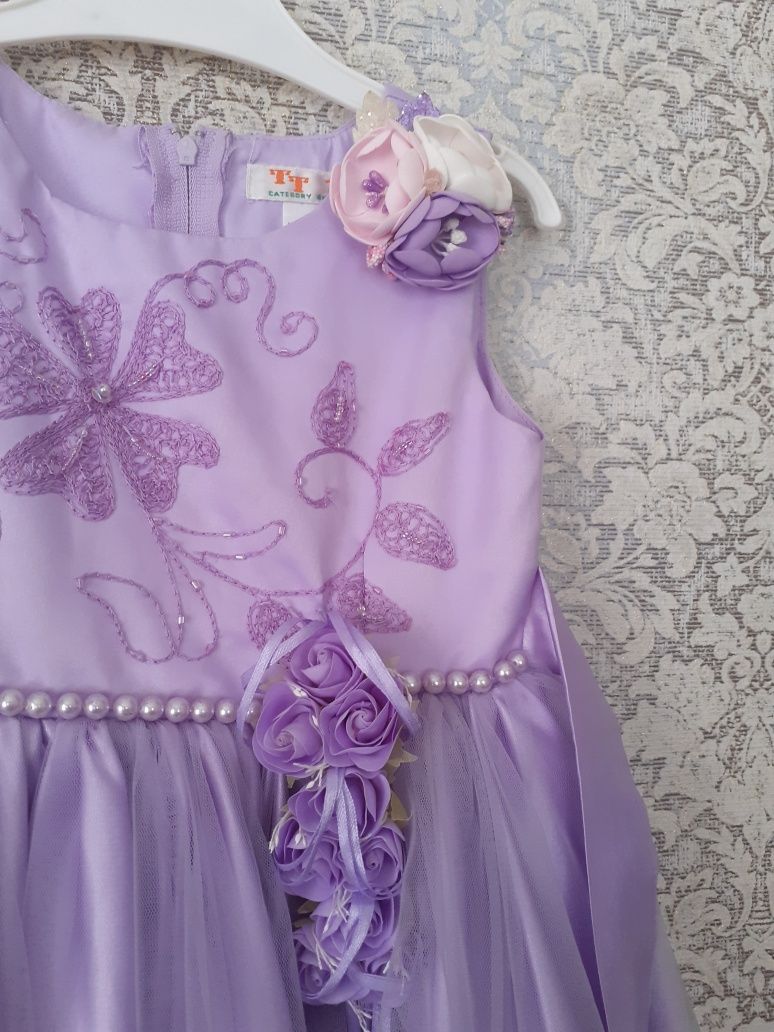 Нарядное платье от 3,5 лет Фіалочка квіточка