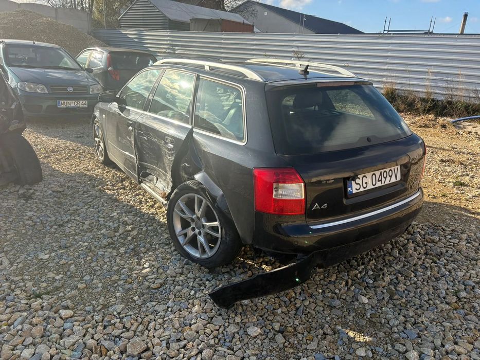 Audi A4 Avant Audi A4 b6 2003 1.8T(BFB) QUATTRO LPG 3X S-LINE po kolizji.