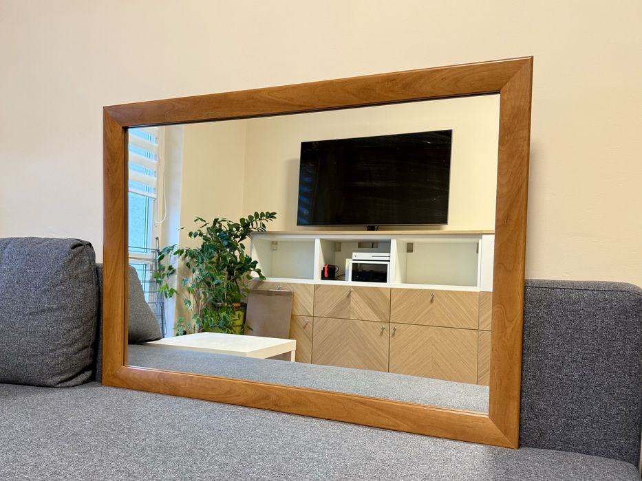 Duże lutro wiszące ścienne prostokątne