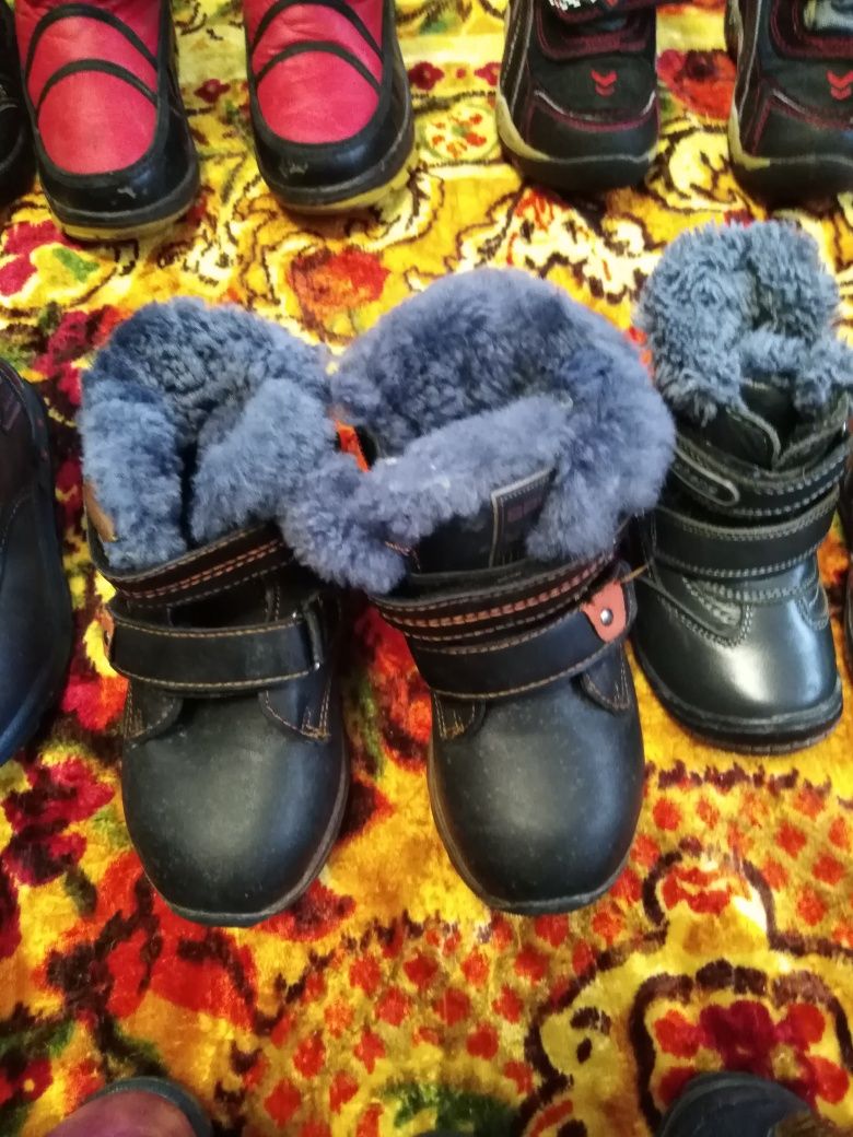 Чобітки черевики черевички зимові на хлопчика