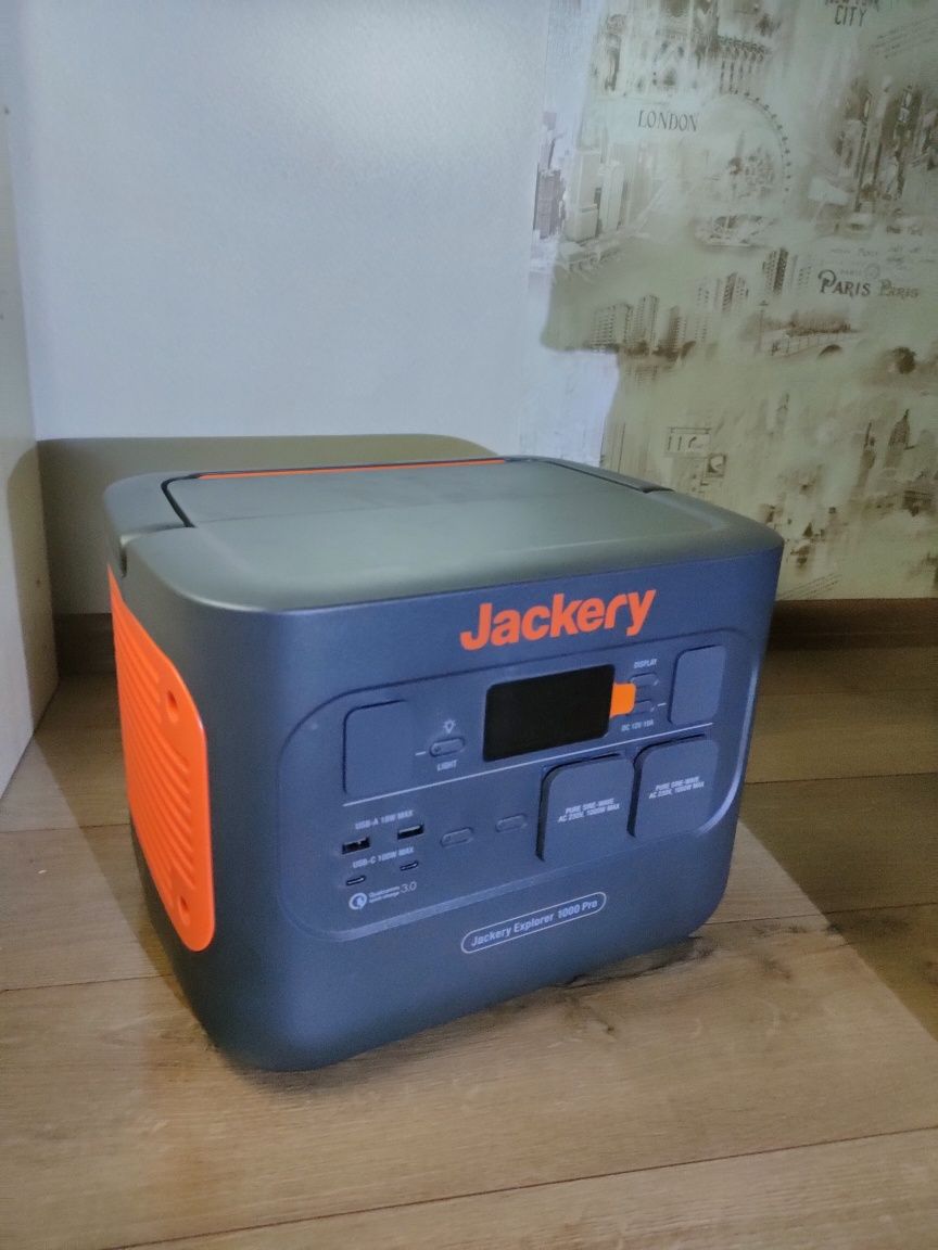 Електростанція Jackery Explorer 1000 Pro! Швидка зарядка!