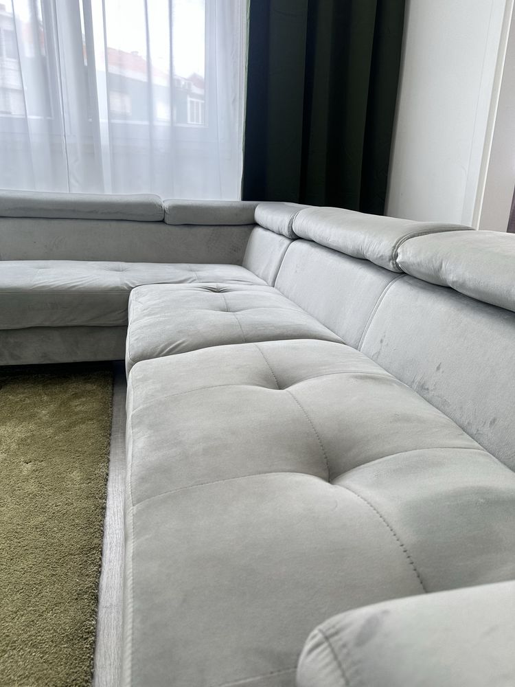 Sofá de canto com chaise longue