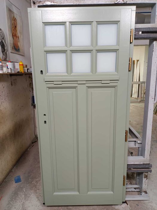 Drzwi zewnętrzne dębowe_producent_dotacja_dostawa GRATIS_montaż