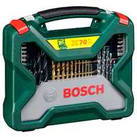 Bosch X-Line Titanium, 70 шт Набор бит сверл и торцовых ключей