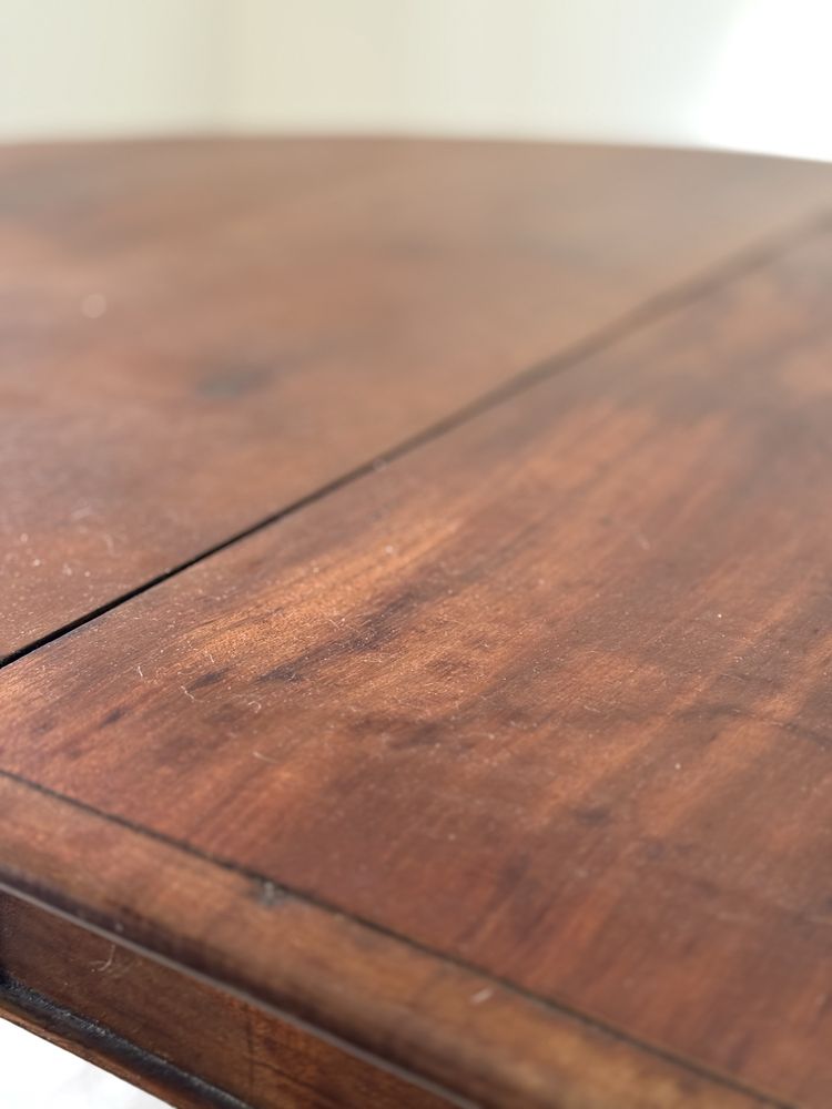 Mesa de jantar em madeira antiga clássica mesidas aberta 2,00x1,00