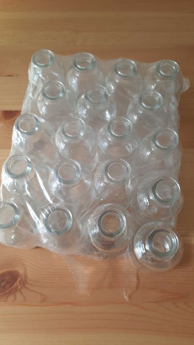 19 Frascos de Vidro 30 ml com Rolha de Cortiça