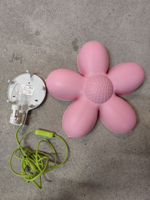 Candeeiro IKEA Flor Rosa
