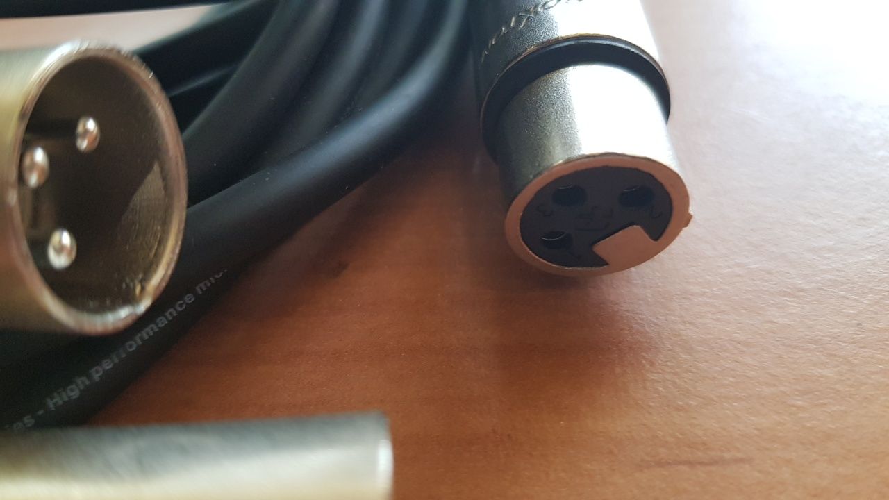 2 Mikrofony + 2 Przewody po 5m