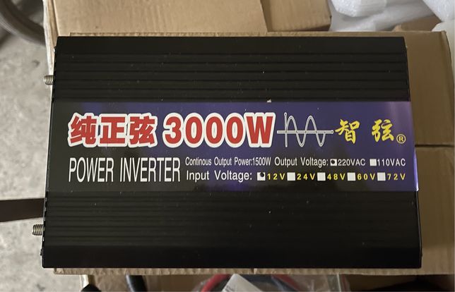 Инвертор, преобразователь 12/220v 3000W, 4000W